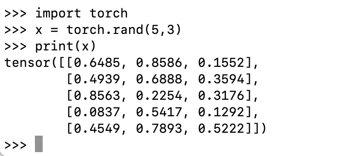 Pytorch